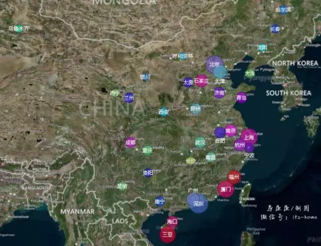 全国房价收入地图：在中国买房究竟有多难？